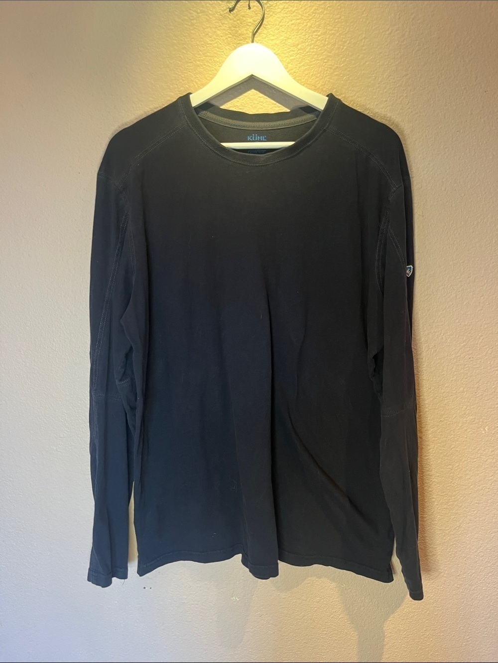 Kuhl Men’s Wildfibre Long Sleeve T Shirt Navy Blue Size XL - Picture 2 of 6